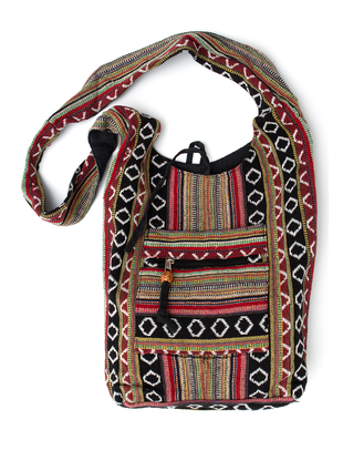 Тканевая сумка Shanti темно-коричневая