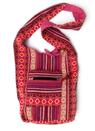 Тканевая сумка Shanti розовый+желтый