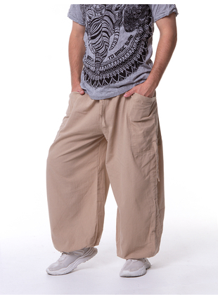 Брюки Big tree однотонные бежевые