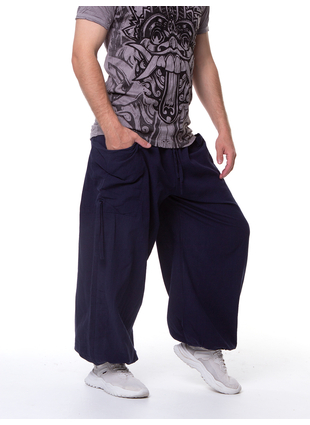 Брюки Big tree однотонные синие