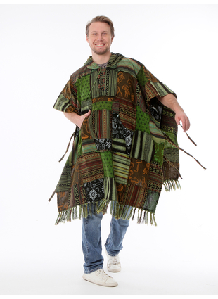 Пончо Lindo Патчи салатовое