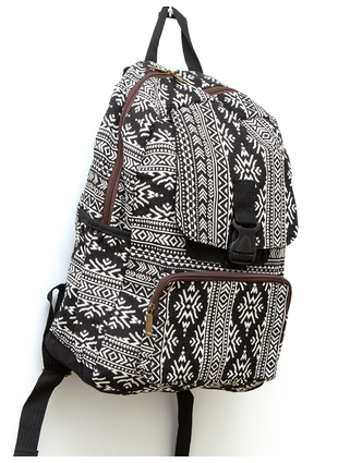 Рюкзак Lombok черно-белый