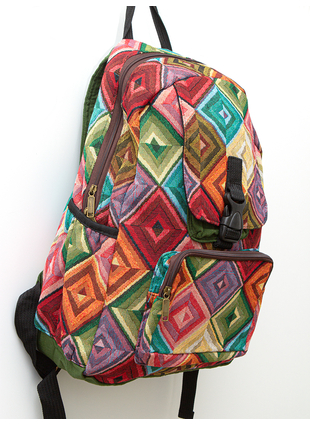 Рюкзак Lombok мульти ромбы