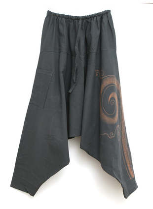 Шаровары Спираль темно-серые
