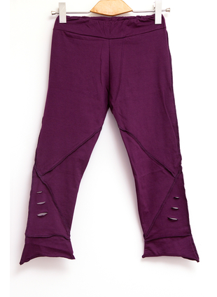 Короткие леггинсы Kinga фиолетовые