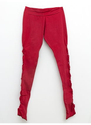 Леггинсы Skinny красные