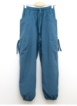 Брюки Big tree однотонные голубые