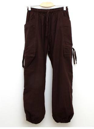 Брюки Big tree однотонные коричневые
