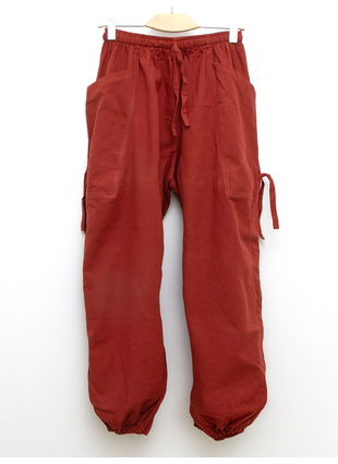 Брюки Big tree однотонные оранжевые