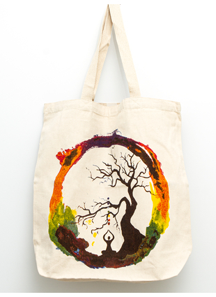 Холщовая сумка Circle tree