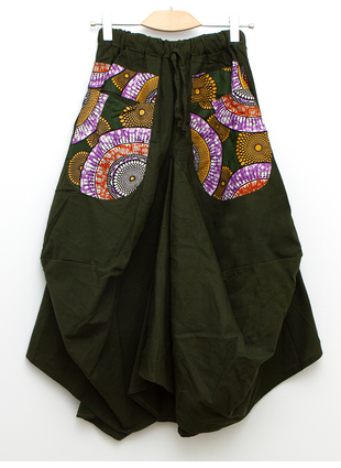 Юбка Trance зеленый+фиолетовый