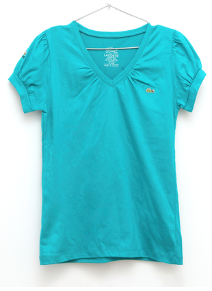 Футболка Lacoste бирюзовая