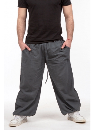 Однотонные брюки Holi темно-серые